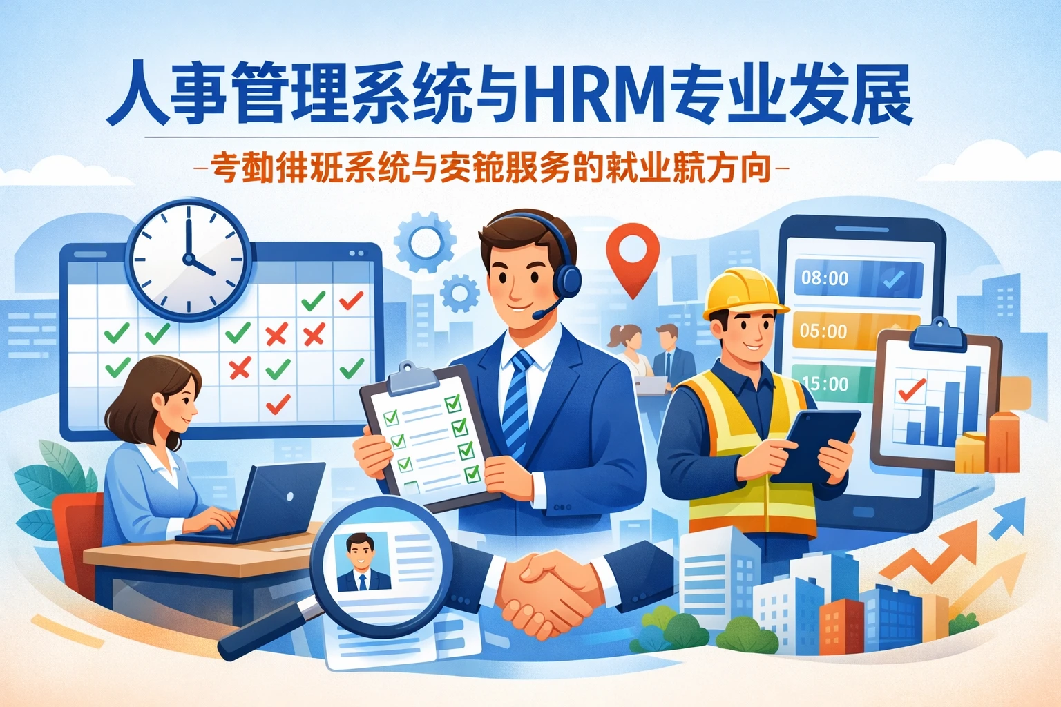 人事管理系统与HRM专业发展：考勤排班系统与实施服务的就业新方向