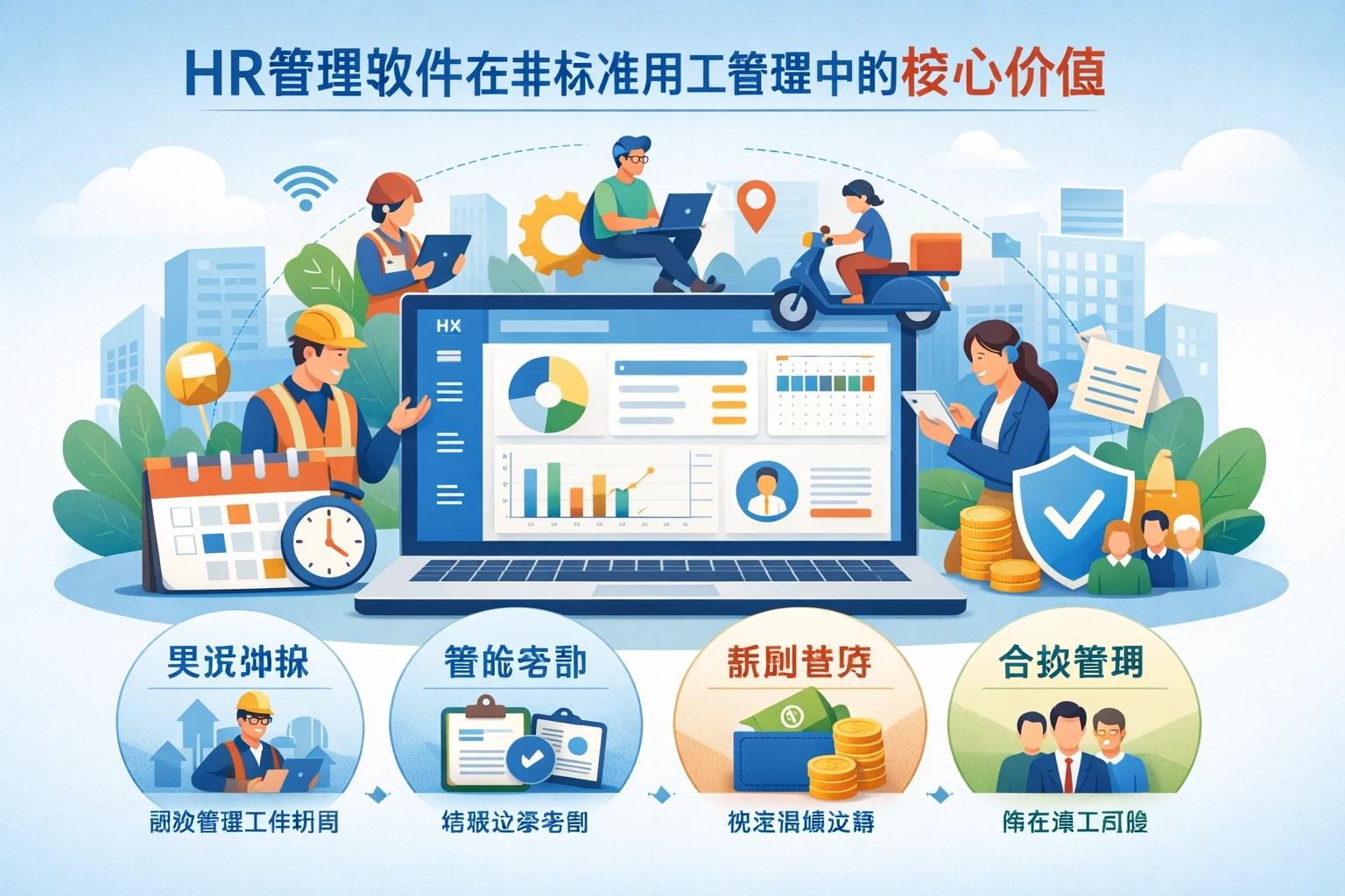 HR管理软件在非标准用工管理中的核心价值