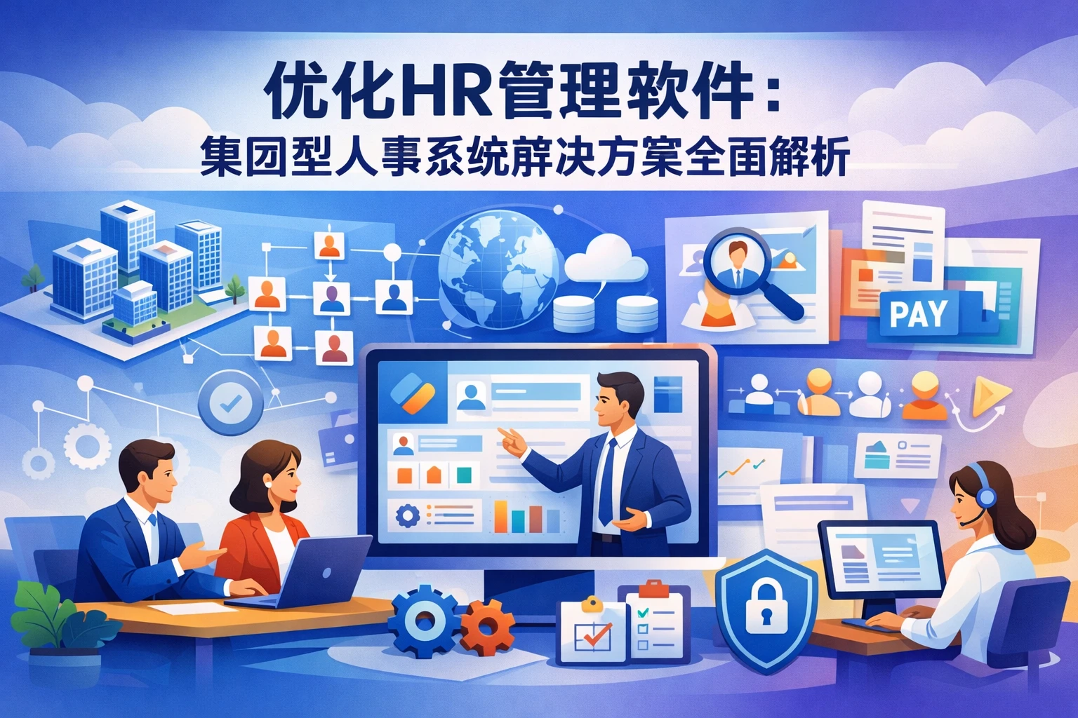 优化HR管理软件：集团型人事系统解决方案全面解析