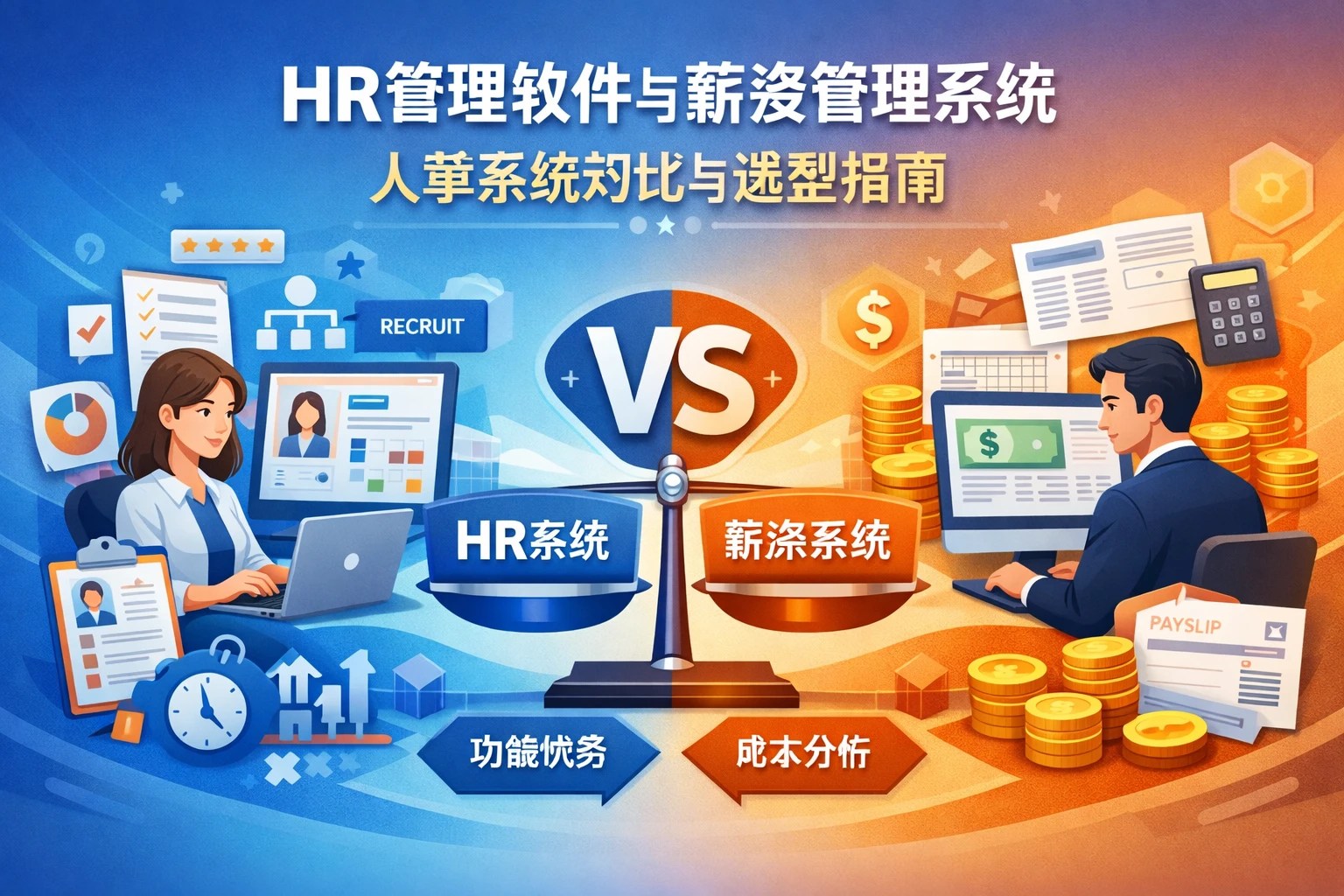 HR管理软件与薪资管理系统：人事系统对比与选型指南