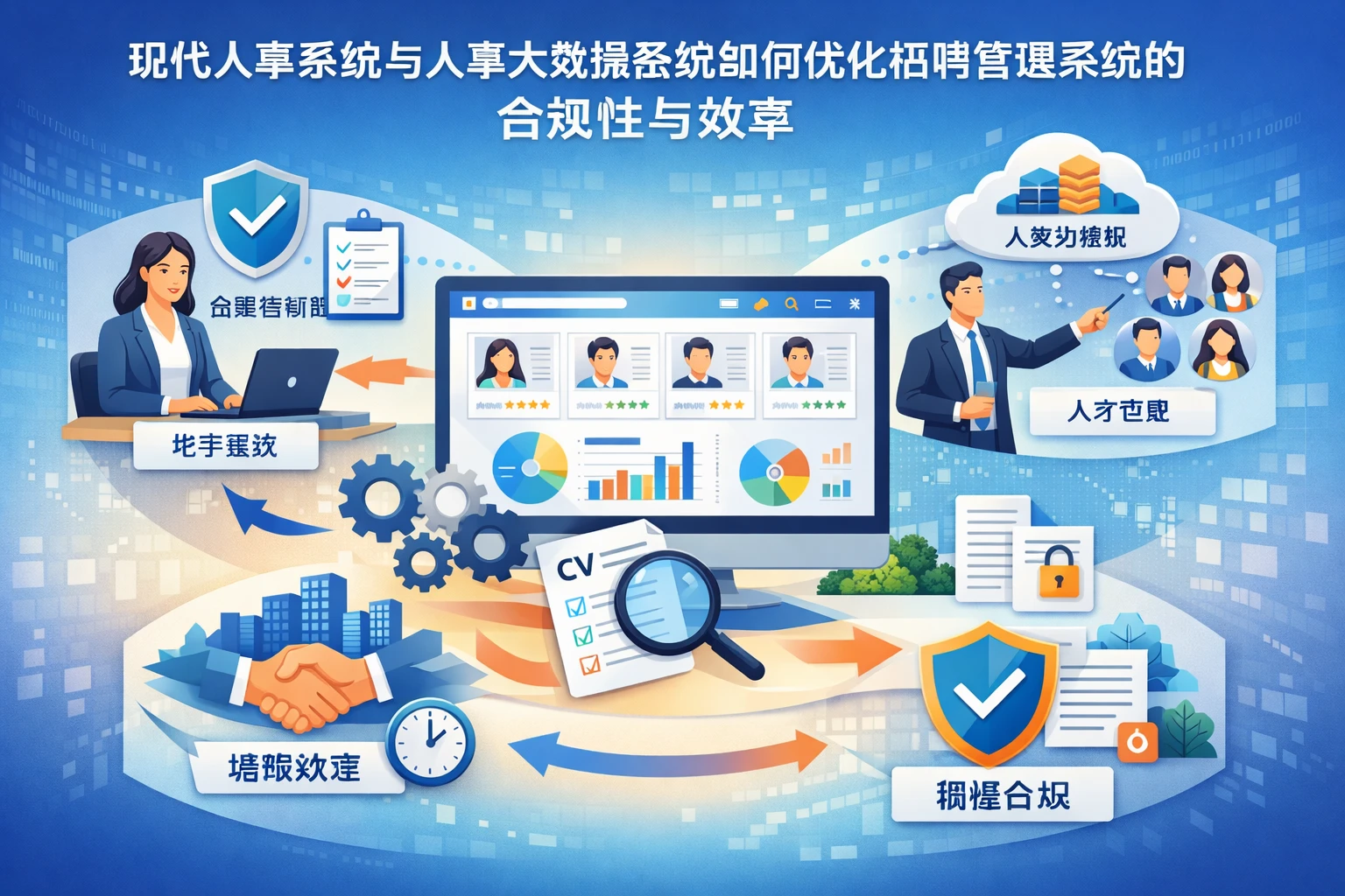 现代人事系统与人事大数据系统如何优化招聘管理系统的合规性与效率