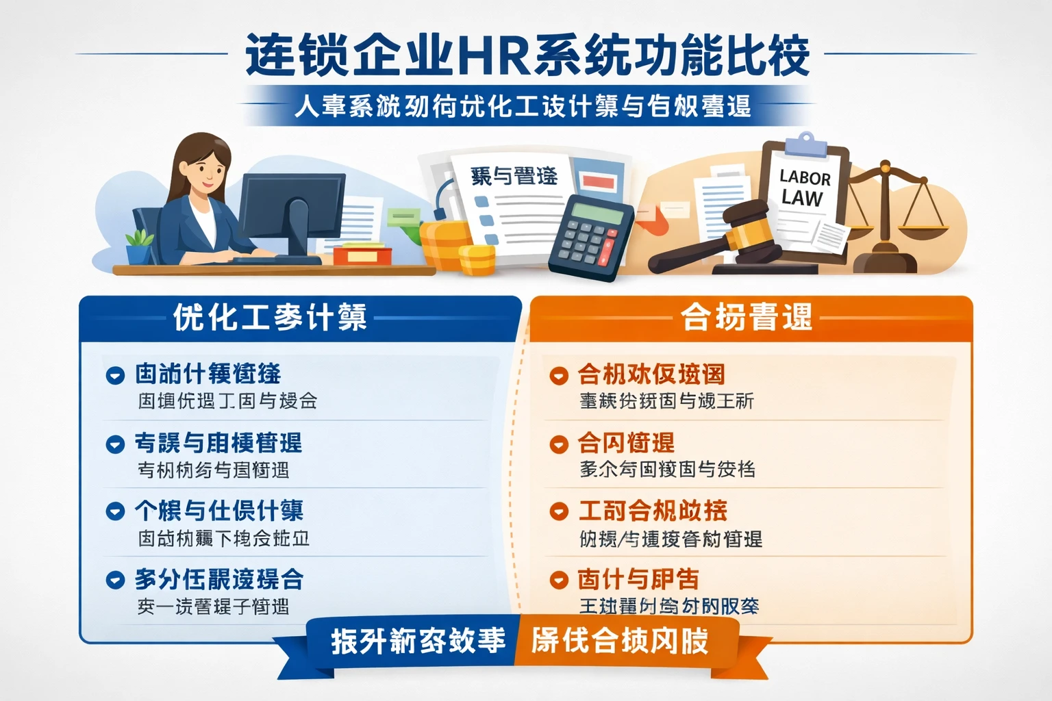 连锁企业HR系统功能比较:人事系统如何优化工资计算与合规管理