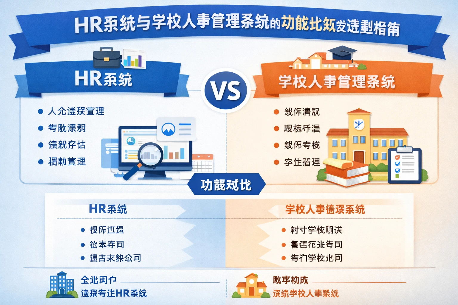 HR系统与学校人事管理系统的功能比较及选型指南