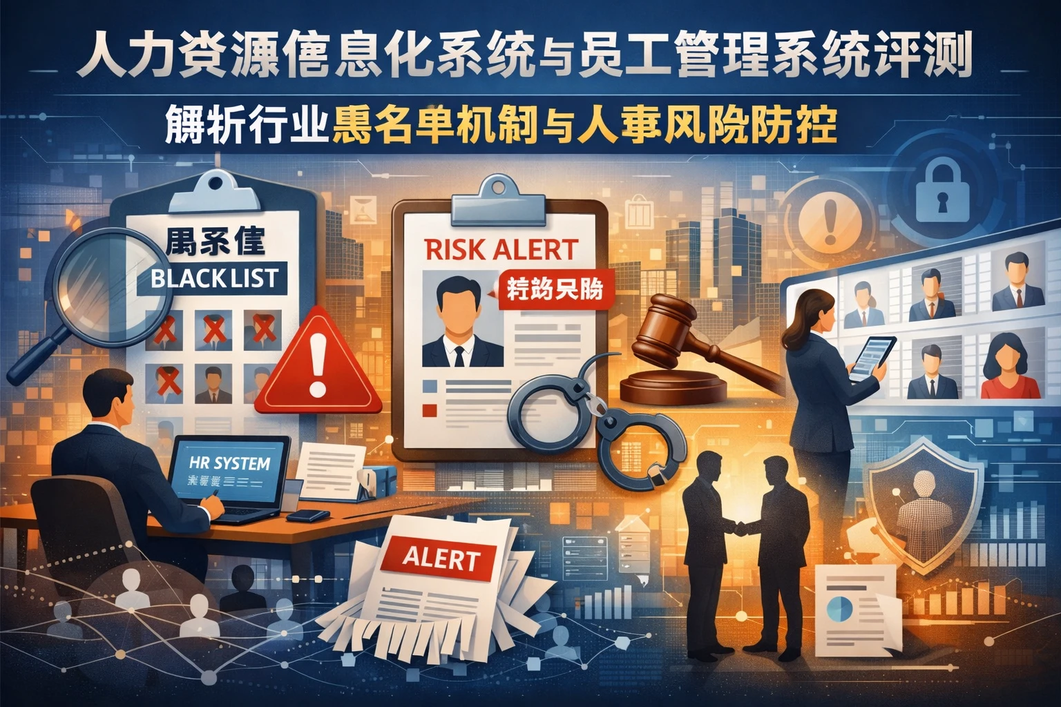 人力资源信息化系统与员工管理系统评测：解析行业黑名单机制与人事风险防控