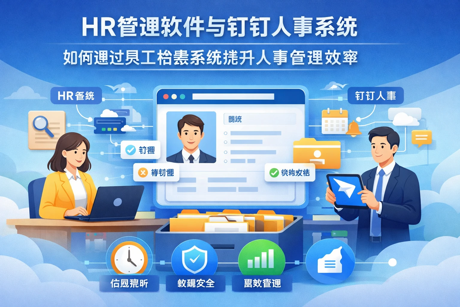 HR管理软件与钉钉人事系统如何通过员工档案系统提升人事管理效率