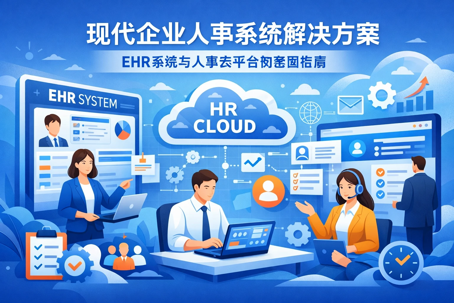 现代企业人事系统解决方案：EHR系统与人事云平台的全面指南