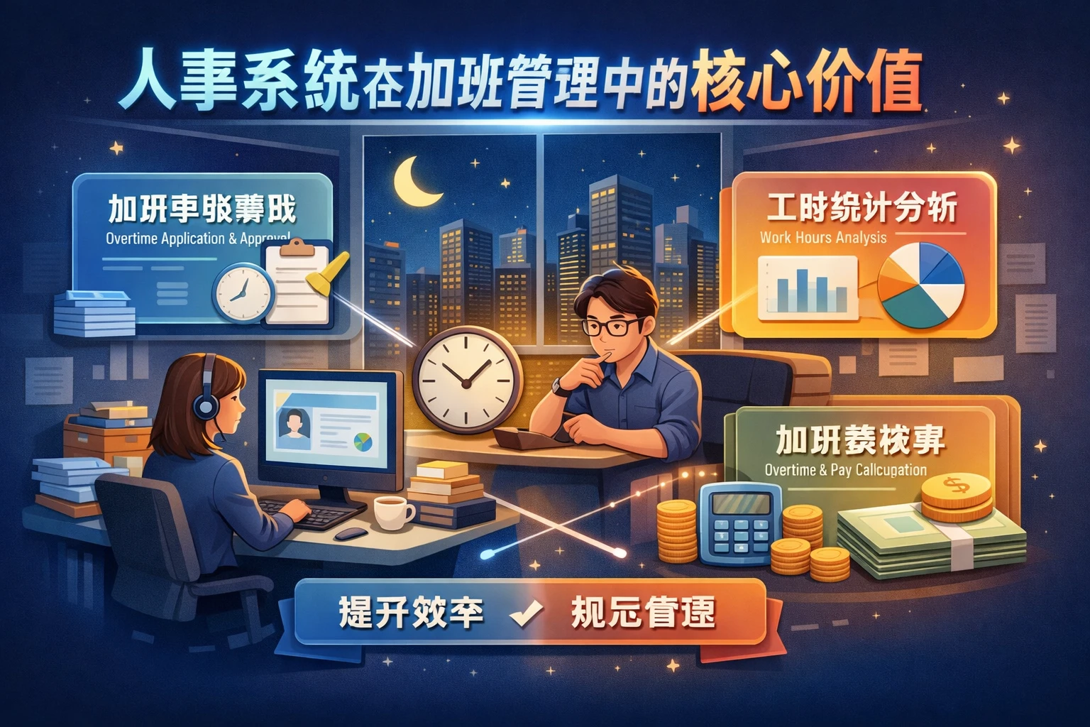 人事系统在加班管理中的核心价值