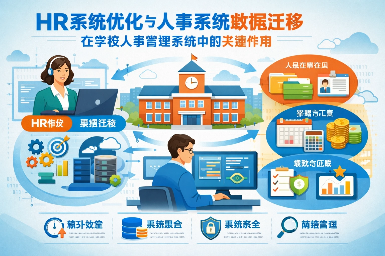 HR系统优化与人事系统数据迁移在学校人事管理系统中的关键作用