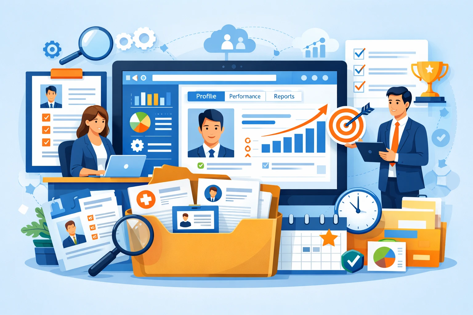 优化人事管理软件与绩效管理系统，构建完善的员工档案系统