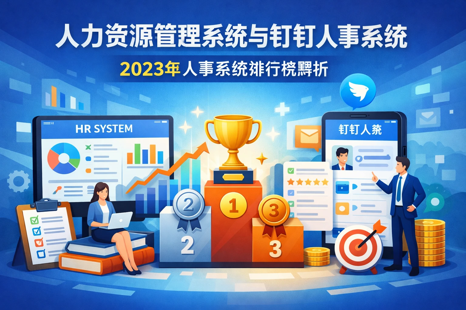 人力资源管理系统与钉钉人事系统：2023年人事系统排行榜解析