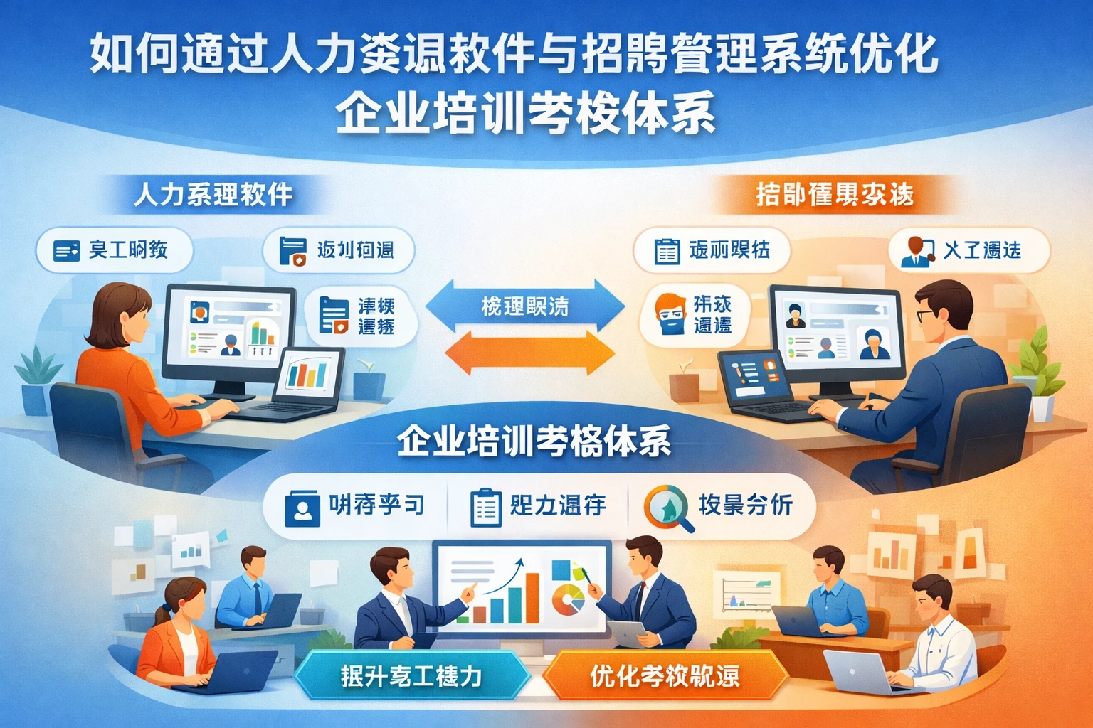 如何通过人力资源软件与招聘管理系统优化企业培训考核体系