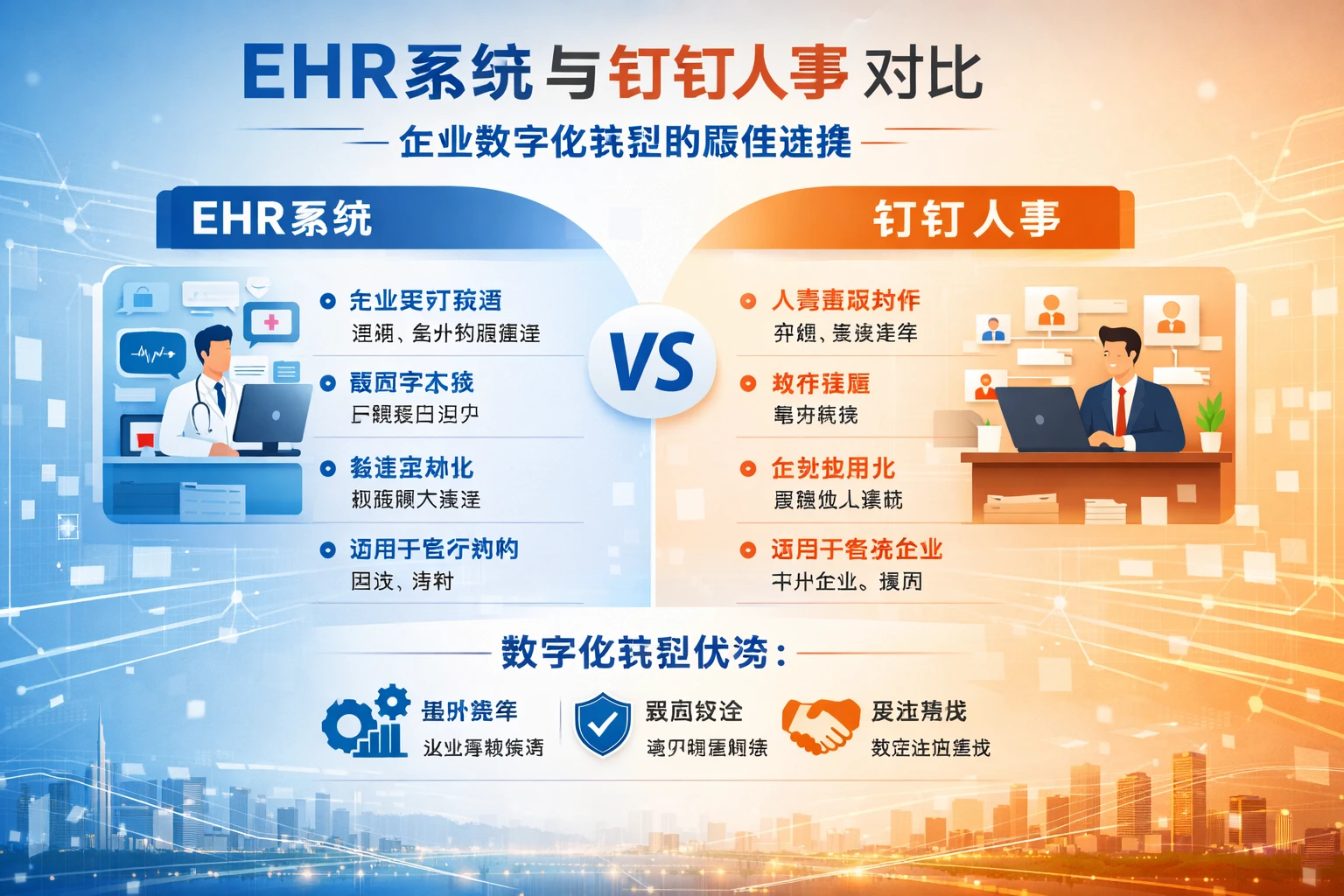 EHR系统与钉钉人事系统对比：企业数字化转型的最佳选择