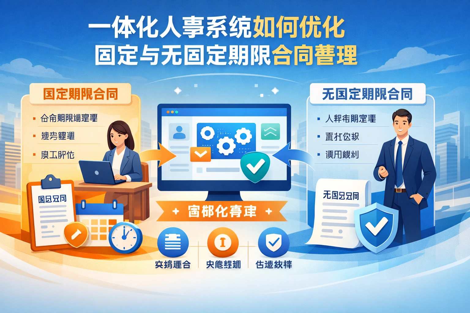 一体化人事系统如何优化固定与无固定期限合同管理