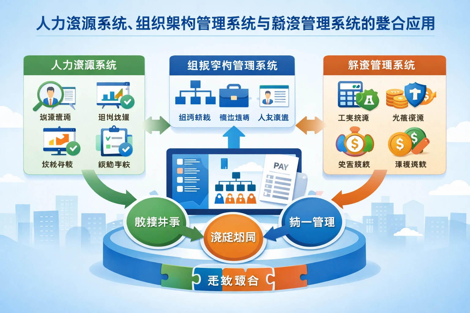 人力资源系统、组织架构管理系统与薪资管理系统的整合应用