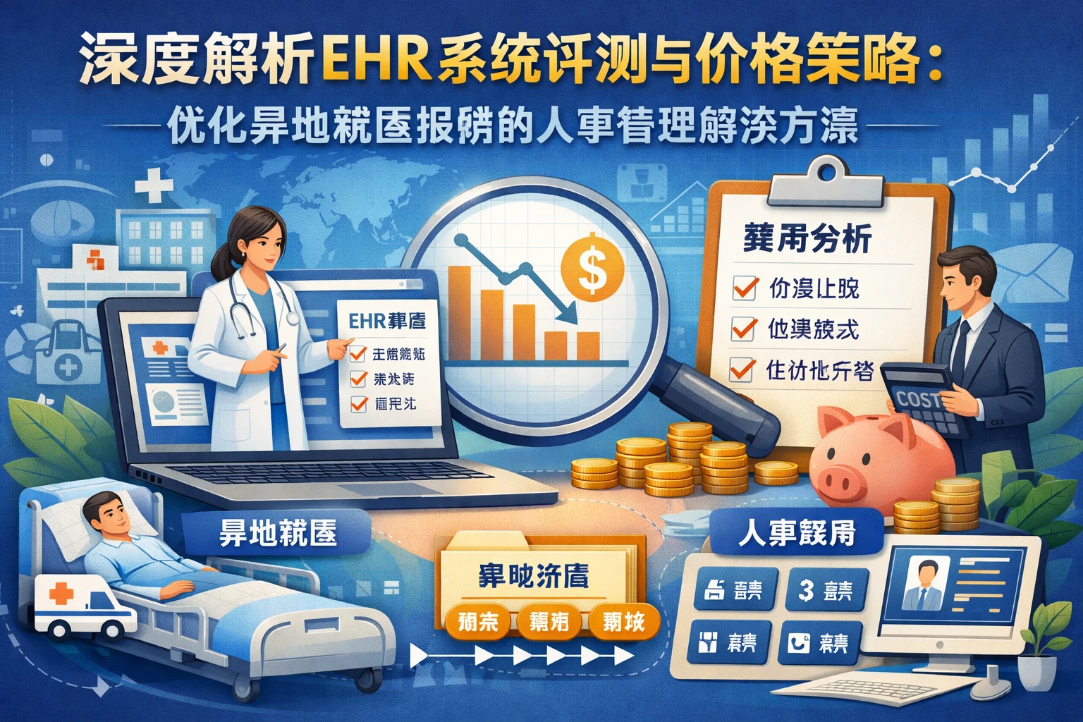 深度解析EHR系统评测与价格策略：优化异地就医报销的人事管理解决方案