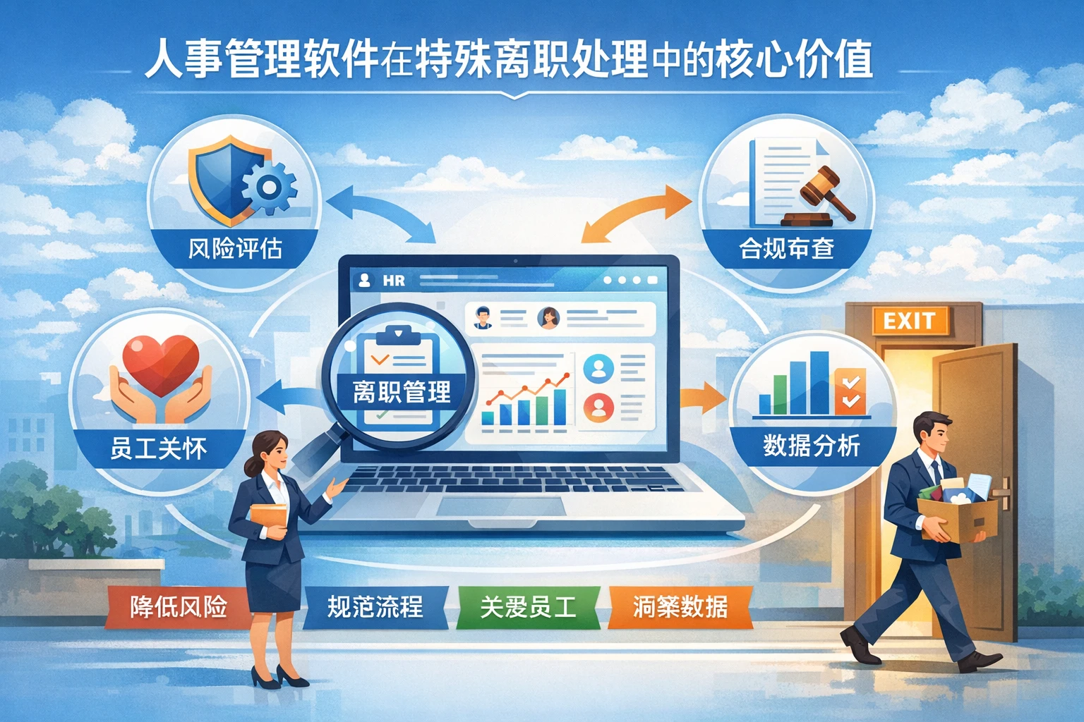 人事管理软件在特殊离职处理中的核心价值