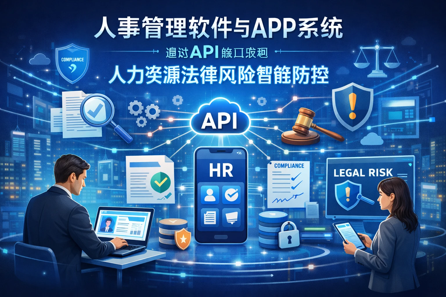人事管理软件与APP系统：通过API接口实现人力资源法律风险智能防控