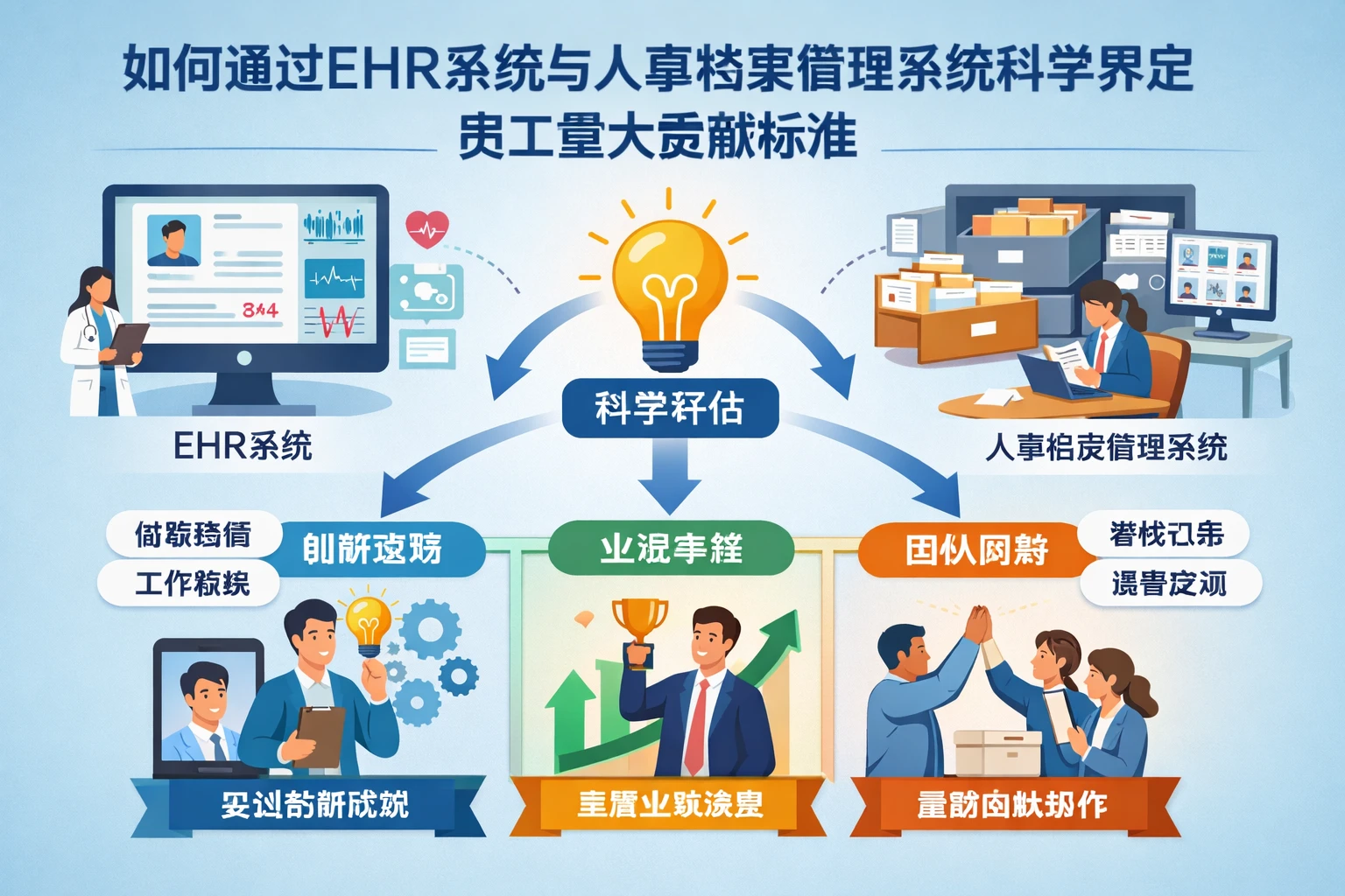 如何通过EHR系统与人事档案管理系统科学界定员工重大贡献标准