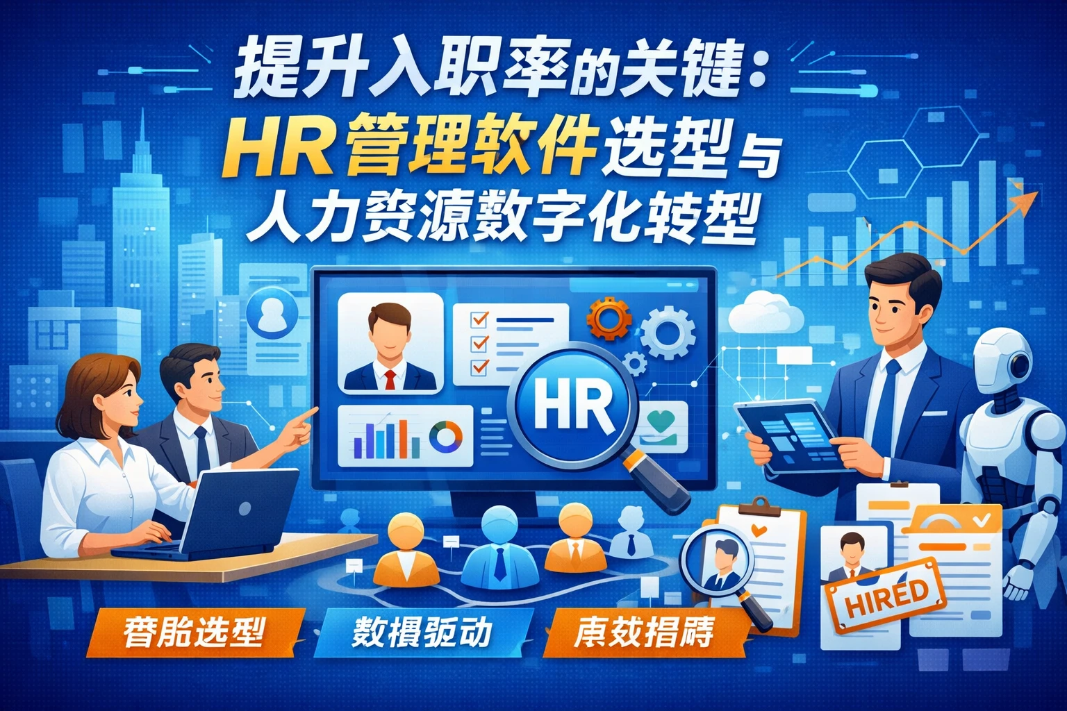 提升入职率的关键：HR管理软件选型与人力资源数字化转型