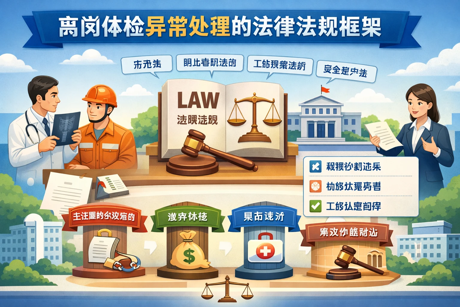 离岗体检异常处理的法律法规框架