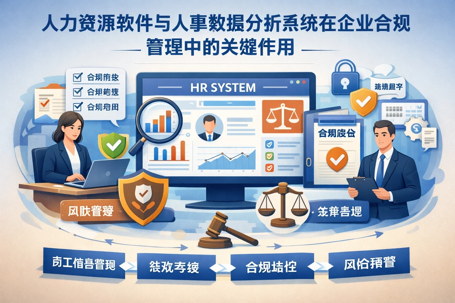 人力资源软件与人事数据分析系统在企业合规管理中的关键作用
