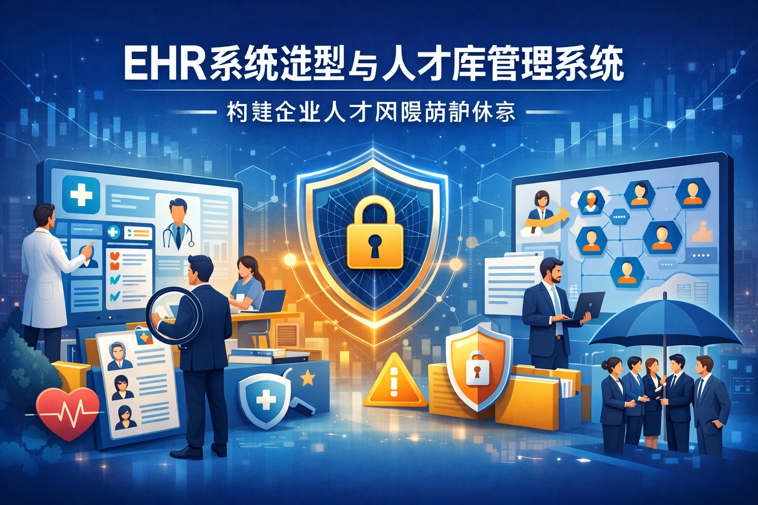 EHR系统选型与人才库管理系统：构建企业人才风险防护体系