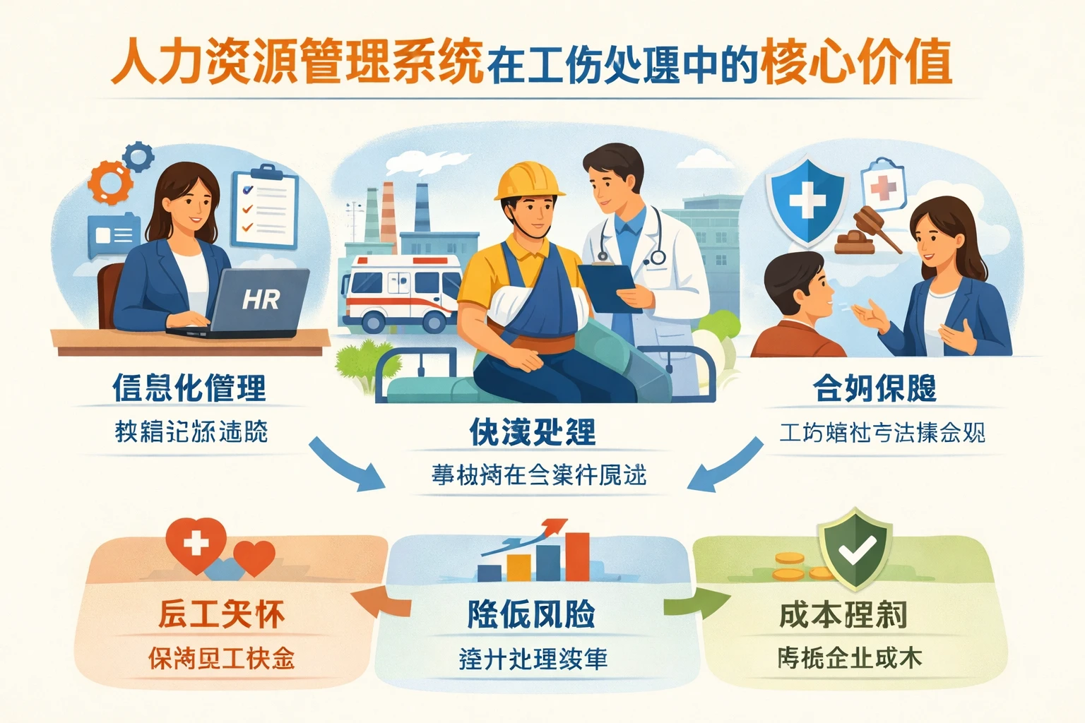 人力资源管理系统在工伤处理中的核心价值