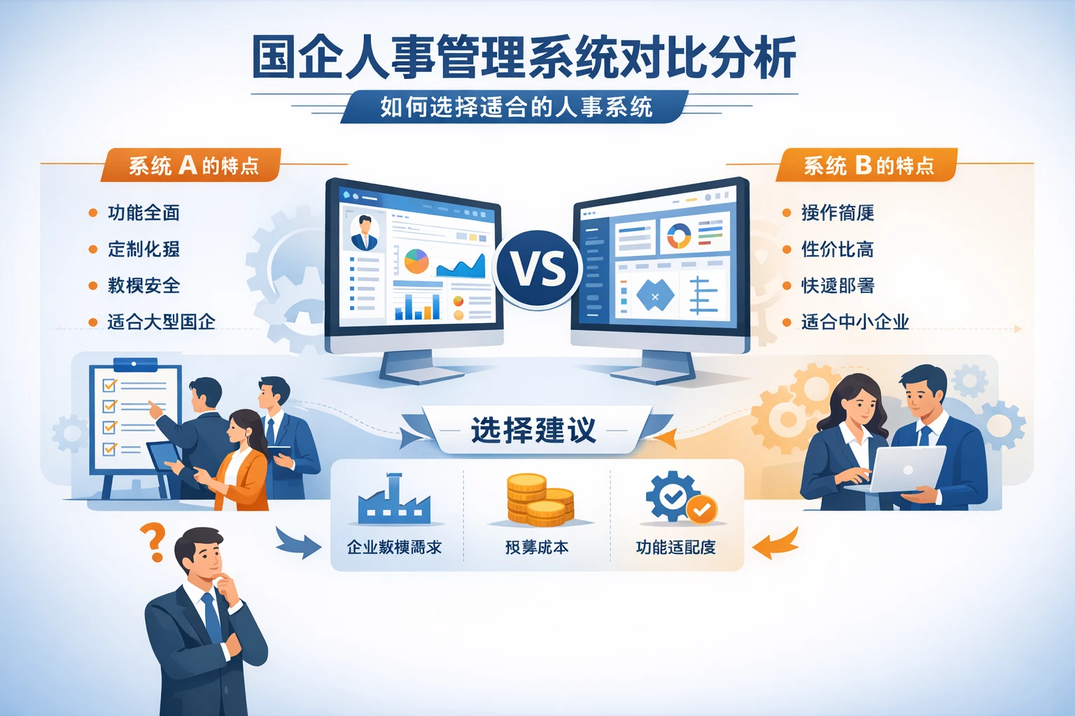 国企人事管理系统对比分析：如何选择适合的人事系统