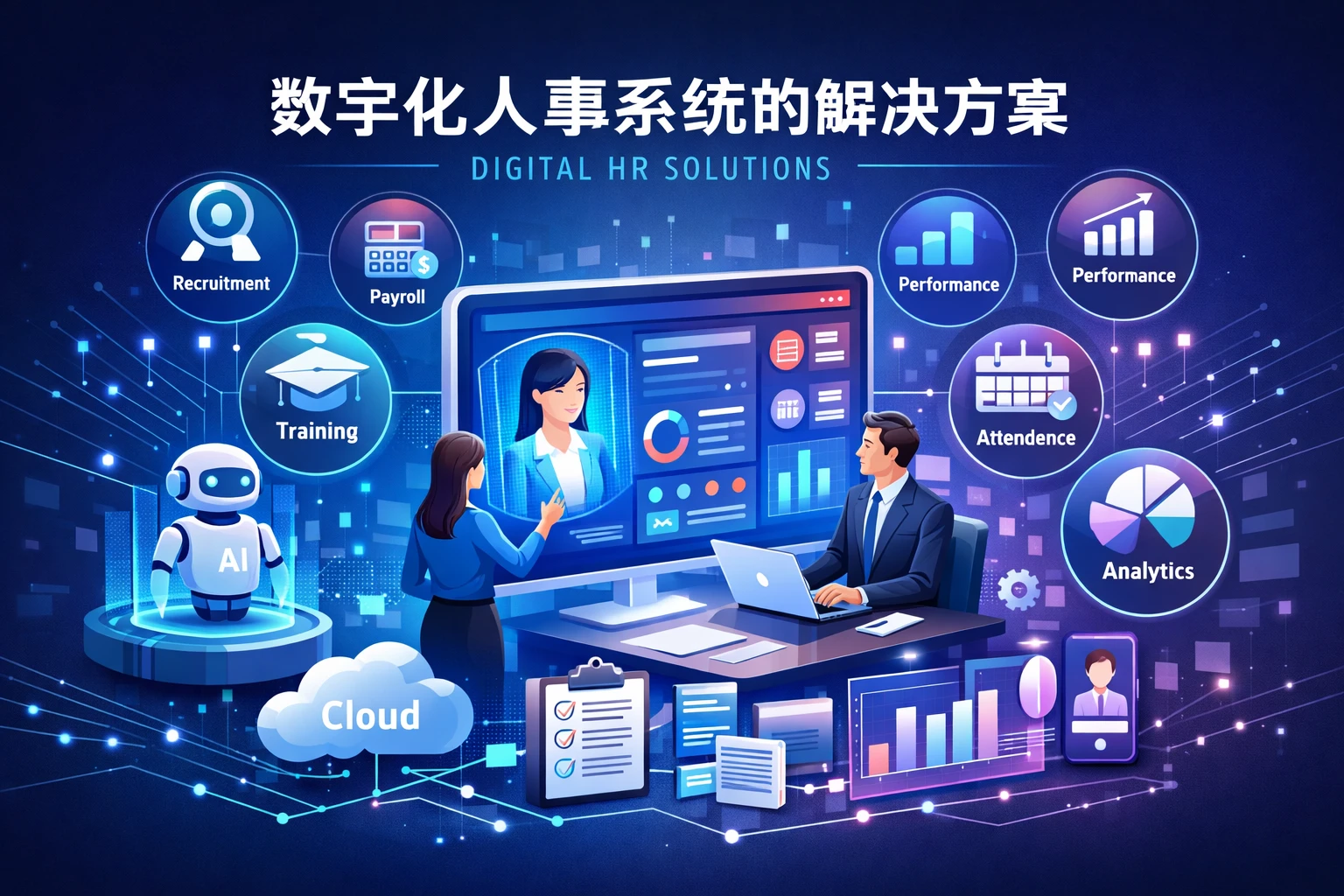 数字化人事系统的解决方案