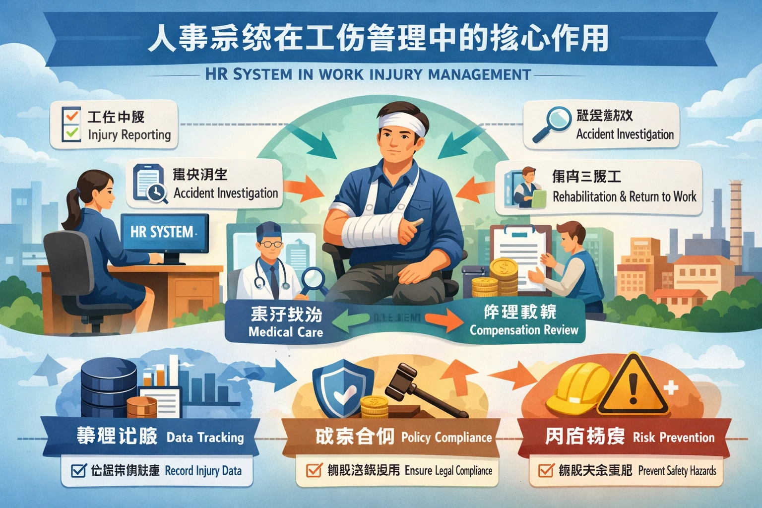 人事系统在工伤管理中的核心作用