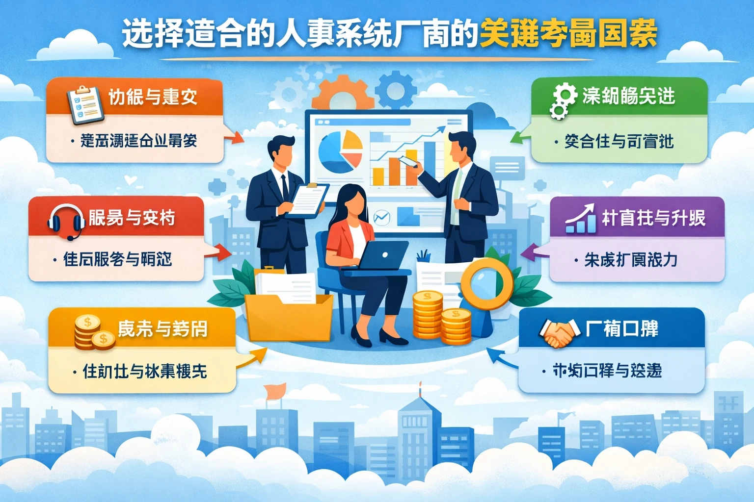 选择适合的人事系统厂商的关键考量因素