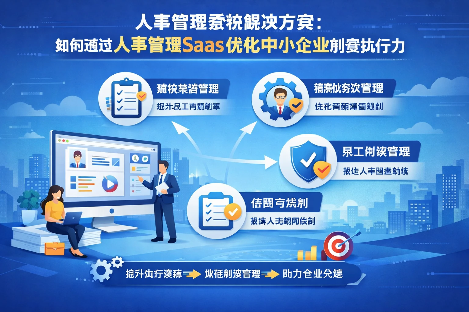 人事管理系统解决方案：如何通过人事管理SaaS优化中小企业制度执行力