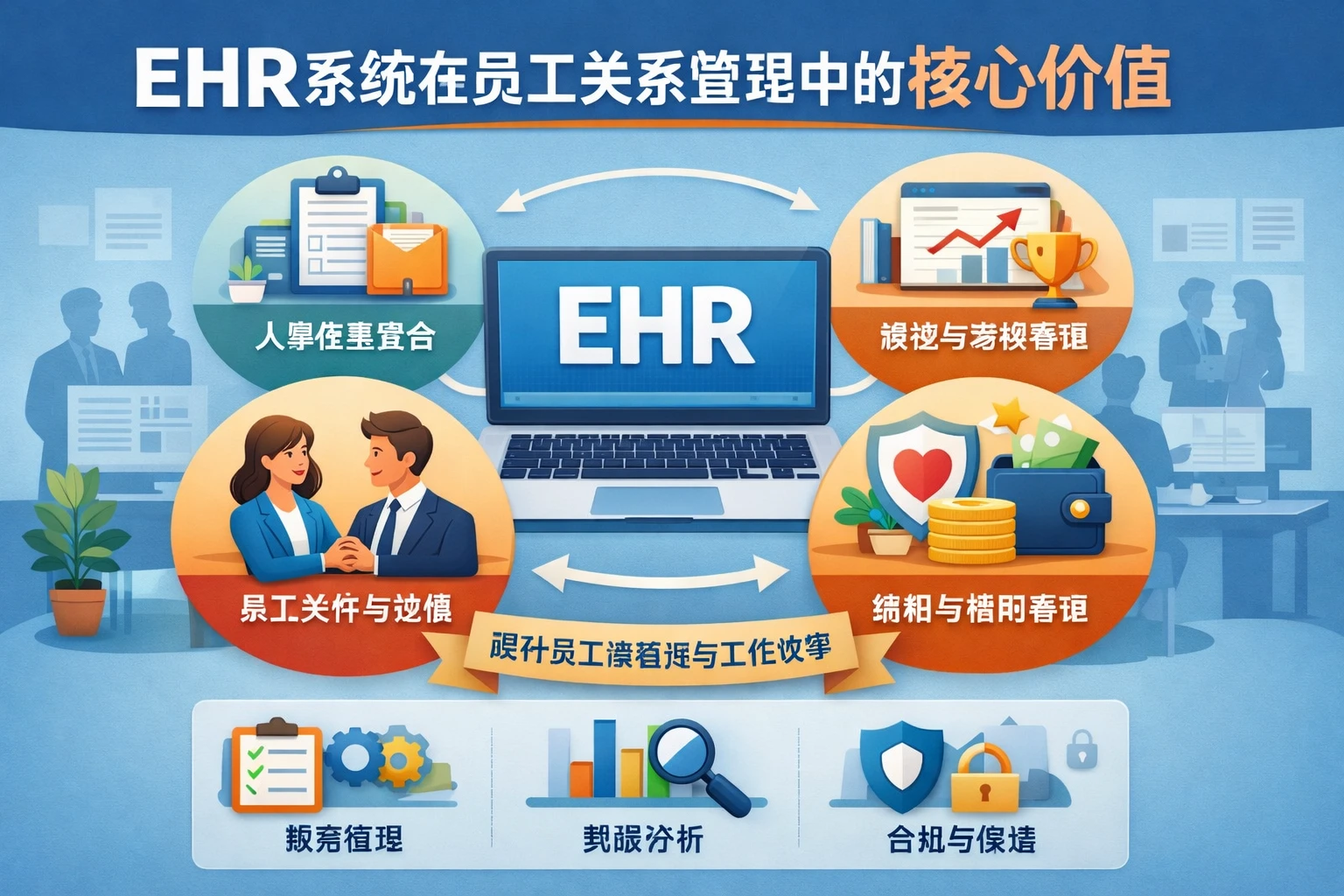 EHR系统在员工关系管理中的核心价值