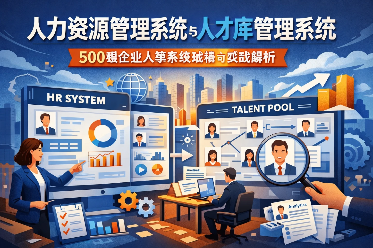 人力资源管理系统与人才库管理系统：500强企业人事系统推荐与实战解析