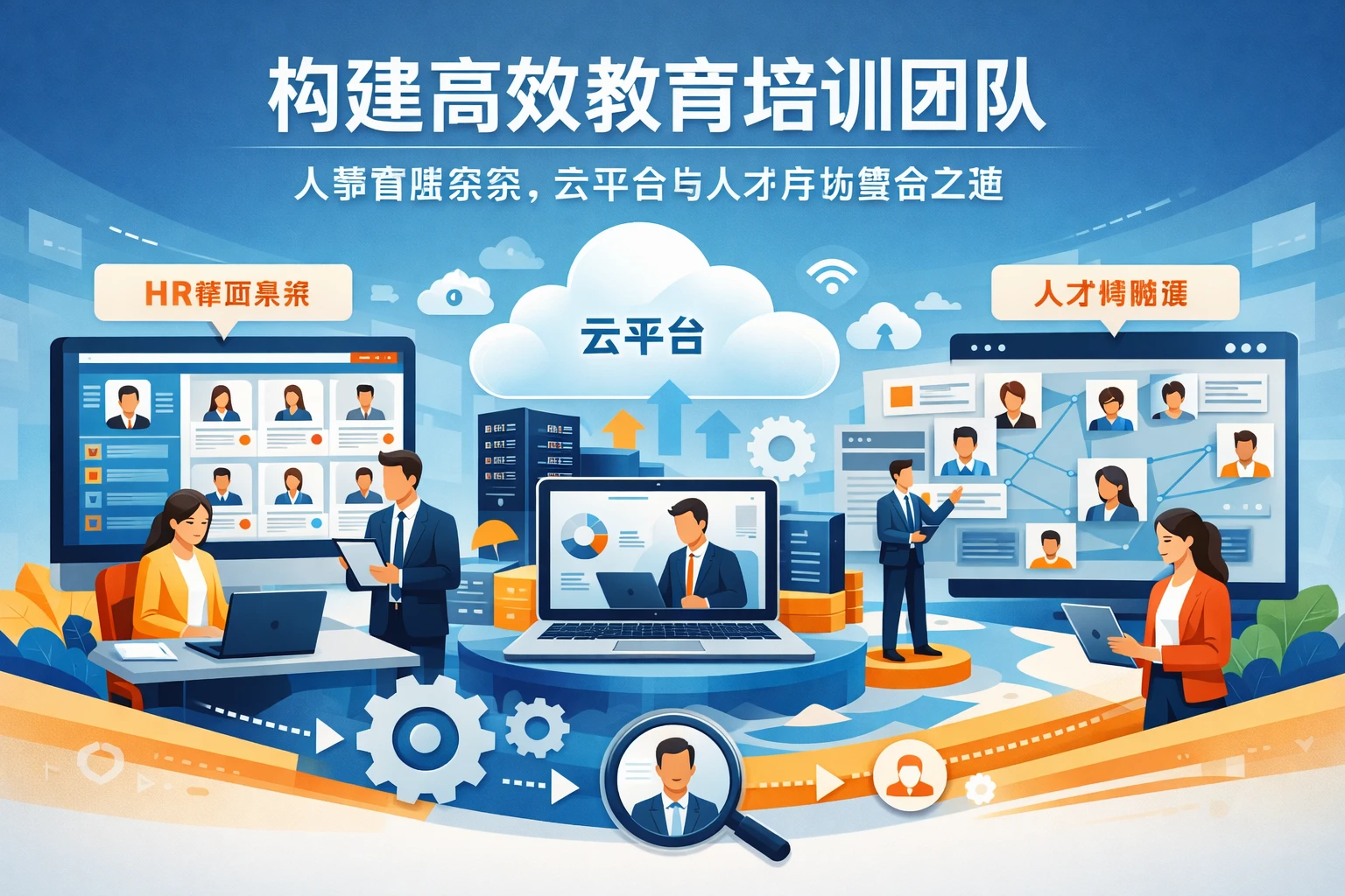 构建高效教育培训团队：人事管理系统、云平台与人才库的整合之道