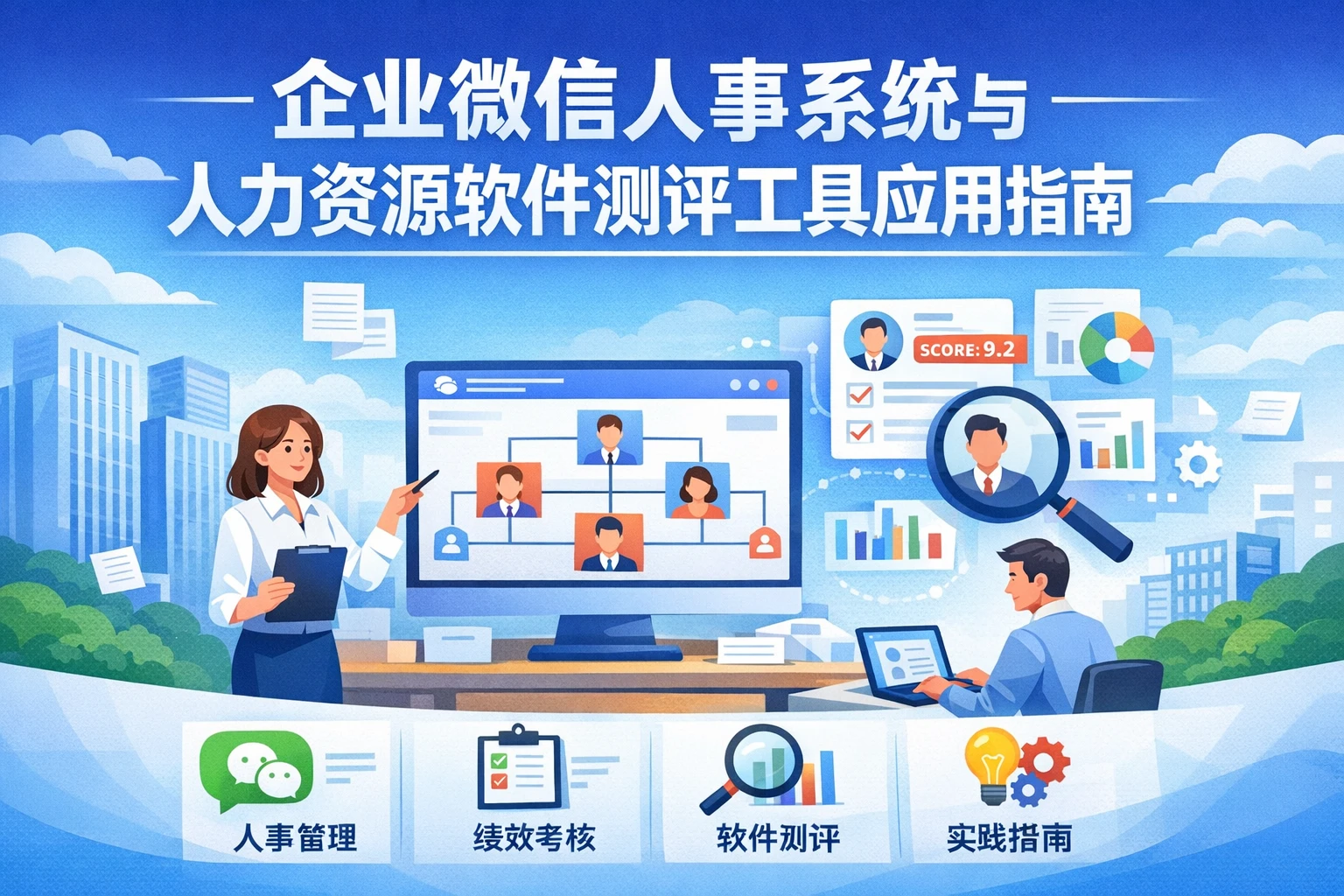 企业微信人事系统与人力资源软件测评工具应用指南