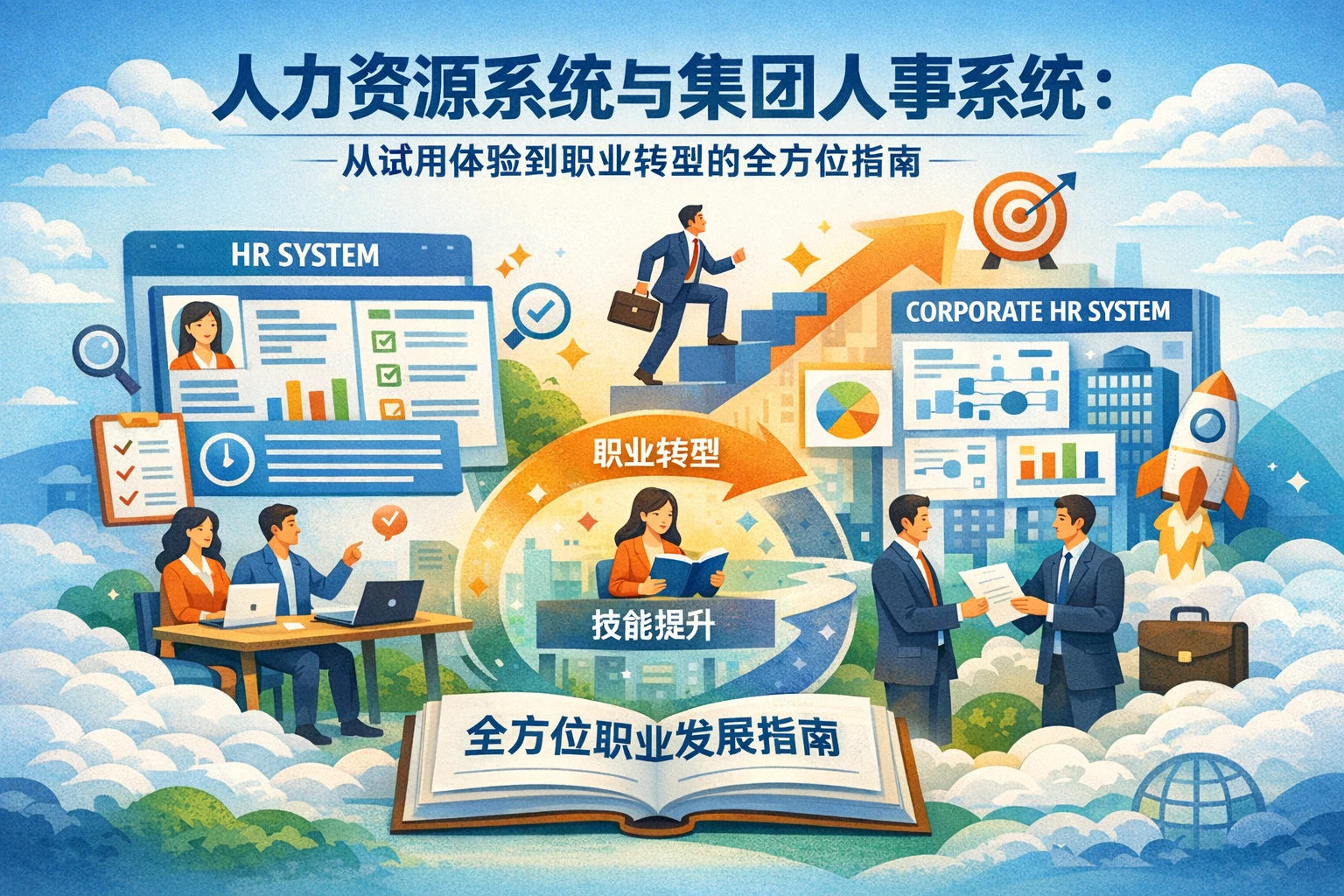 人力资源系统与集团人事系统：从试用体验到职业转型的全方位指南