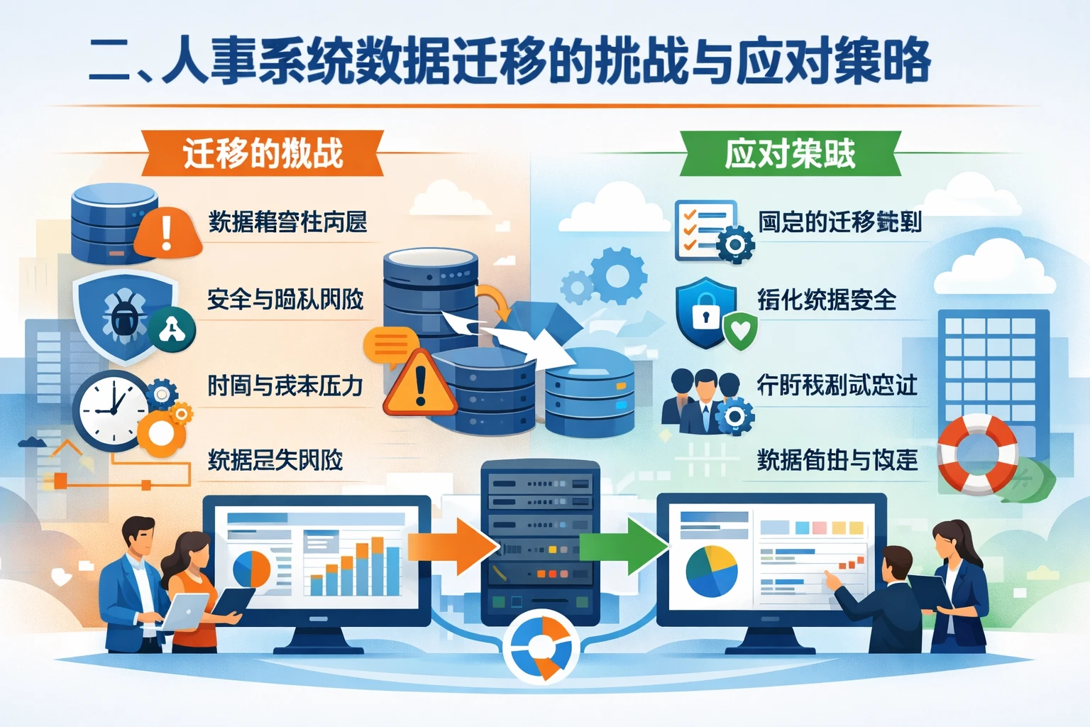 二、人事系统数据迁移的挑战与应对策略