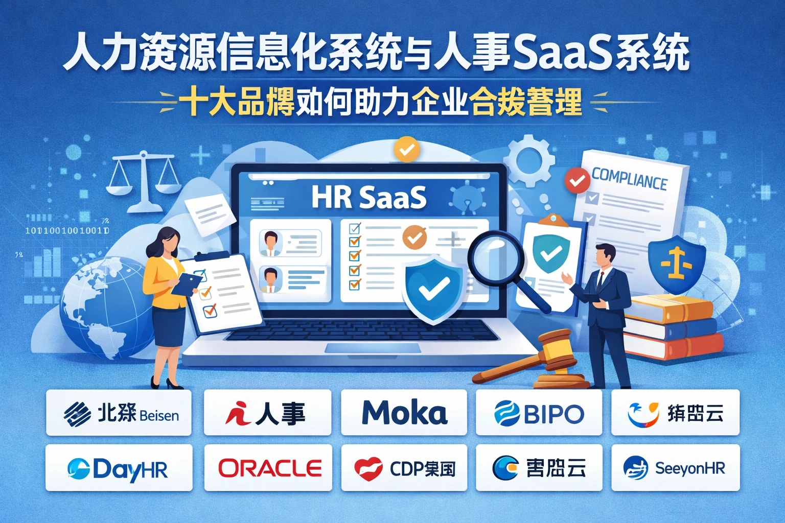 人力资源信息化系统与人事SaaS系统：十大品牌如何助力企业合规管理
