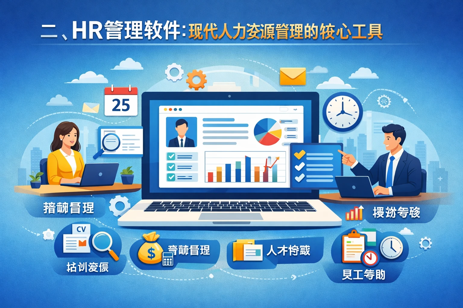 二、HR管理软件:现代人力资源管理的核心工具