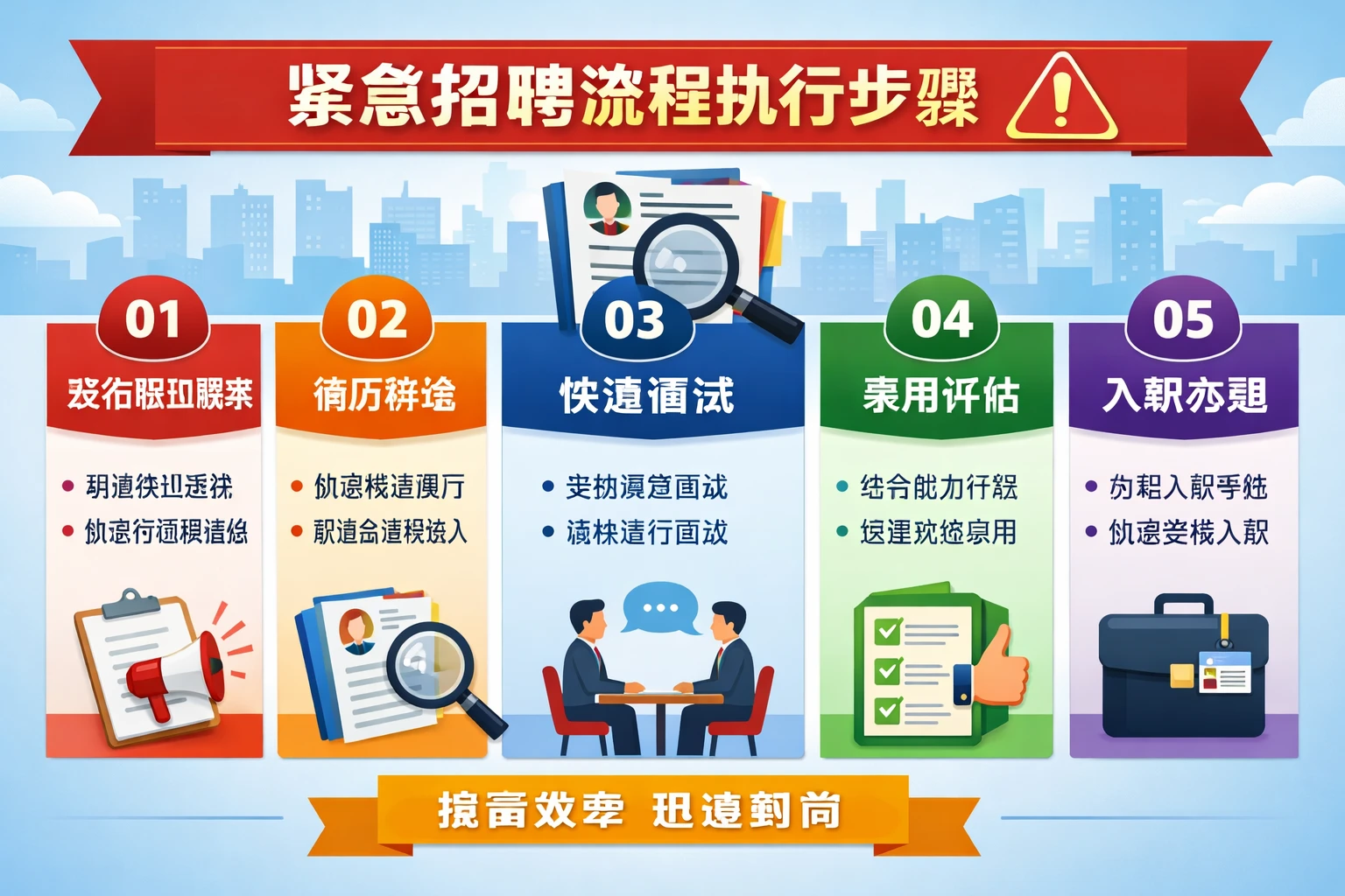 紧急招聘流程执行步骤