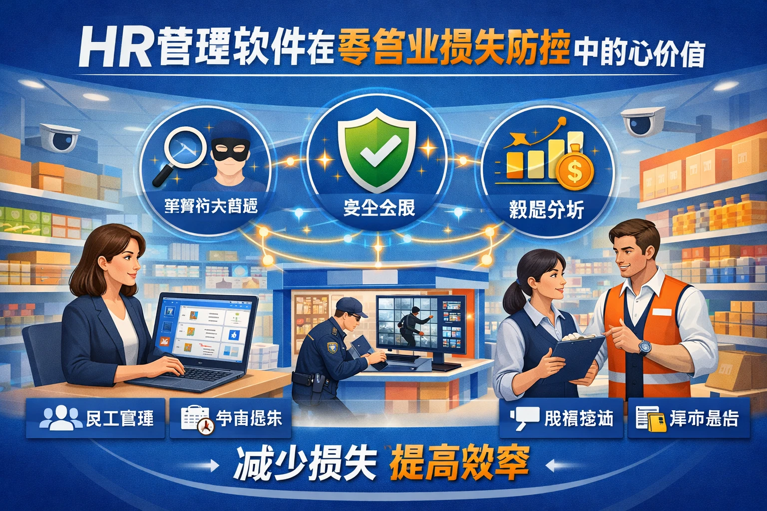 HR管理软件在零售业损失防控中的核心价值