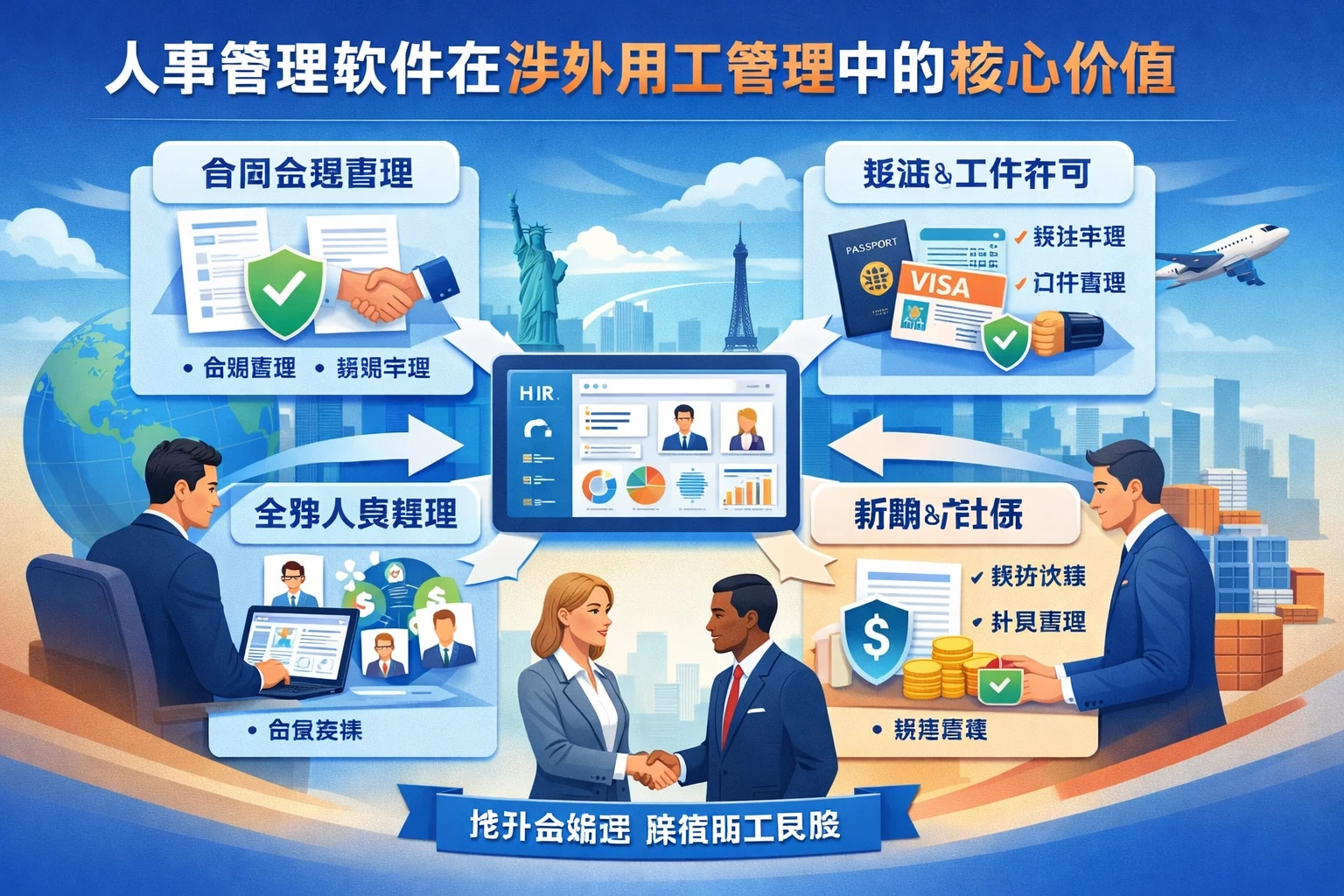 人事管理软件在涉外用工管理中的核心价值