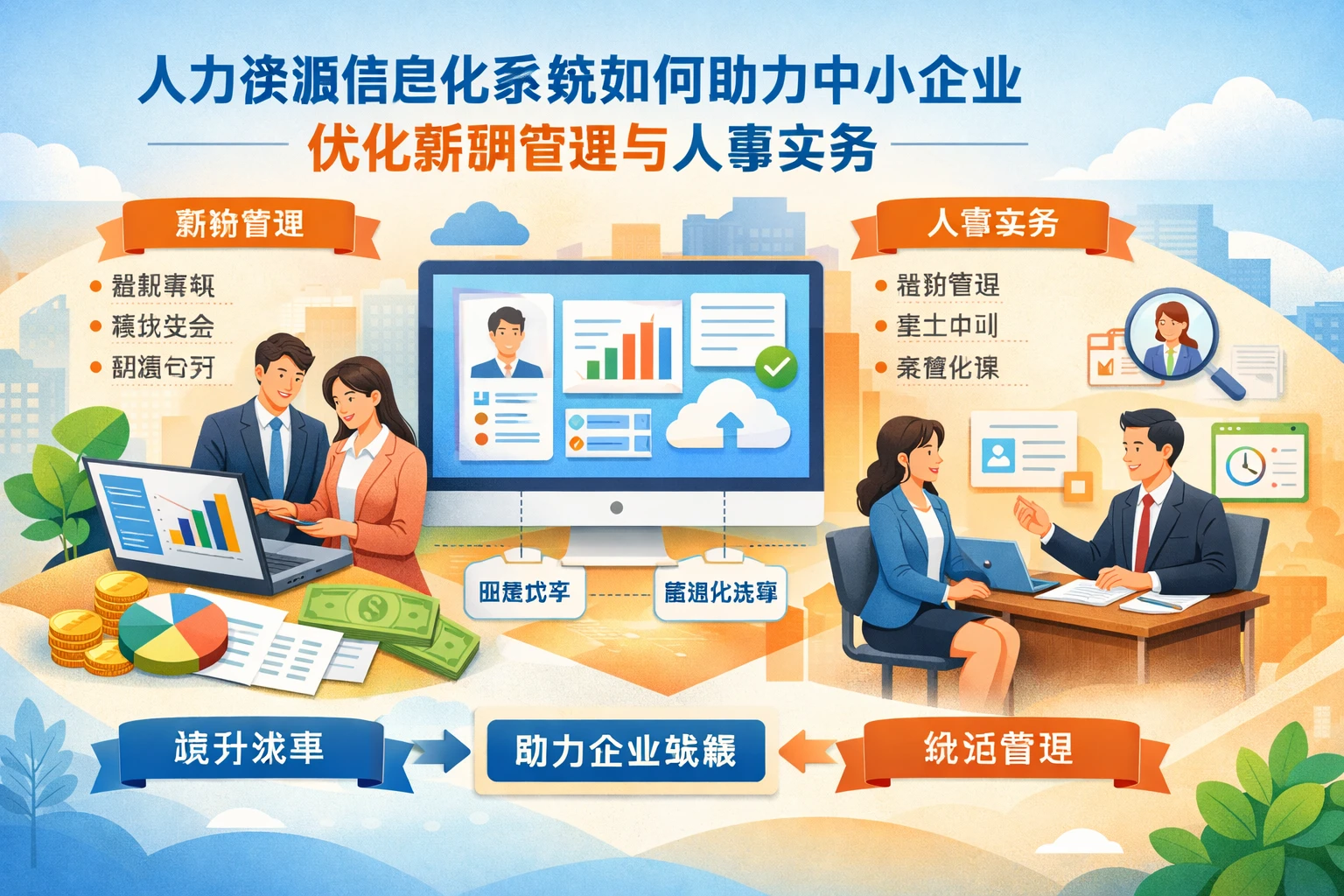 人力资源信息化系统如何助力中小企业优化薪酬管理与人事实务