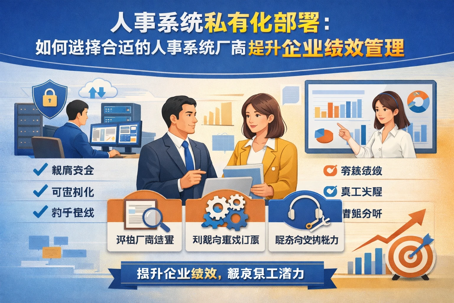 人事系统私有化部署：如何选择合适的人事系统厂商提升企业绩效管理