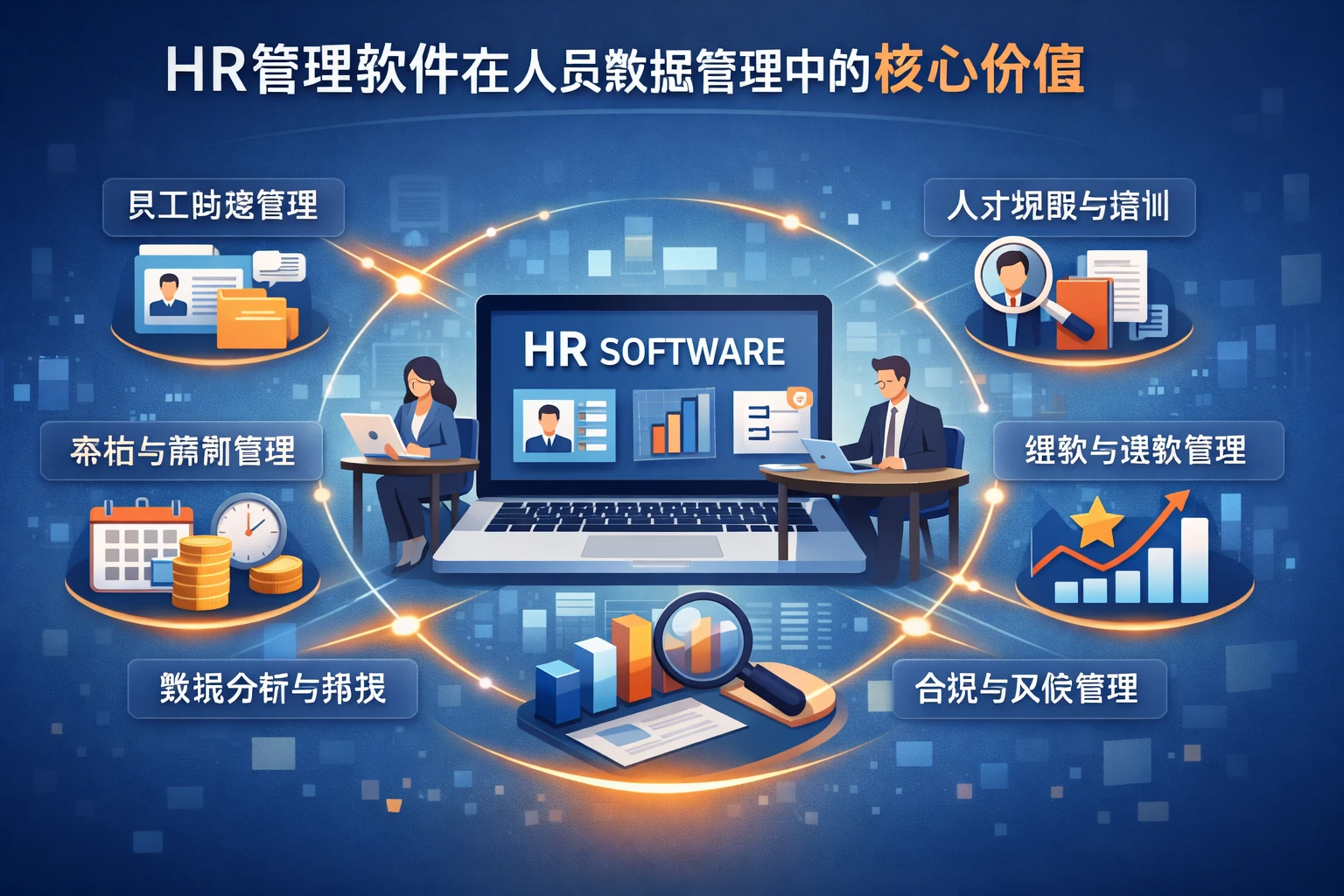 HR管理软件在人员数据管理中的核心价值