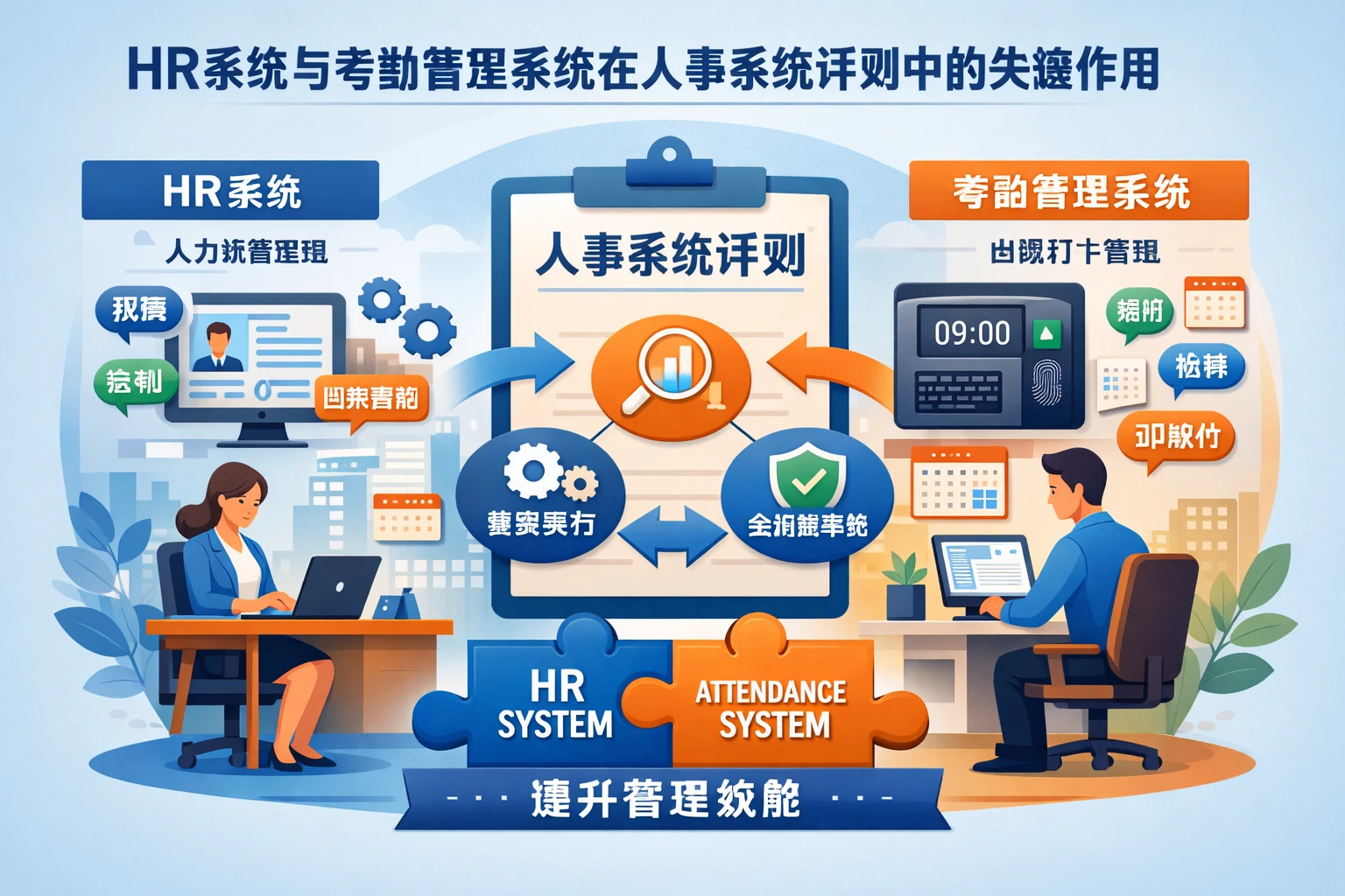 HR系统与考勤管理系统在人事系统评测中的关键作用