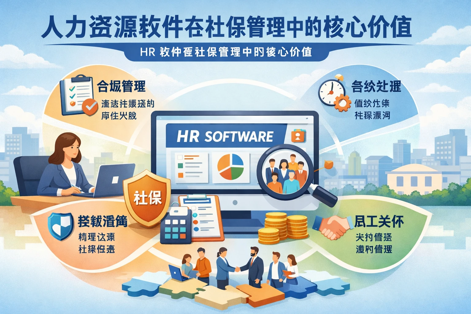 人力资源软件在社保管理中的核心价值
