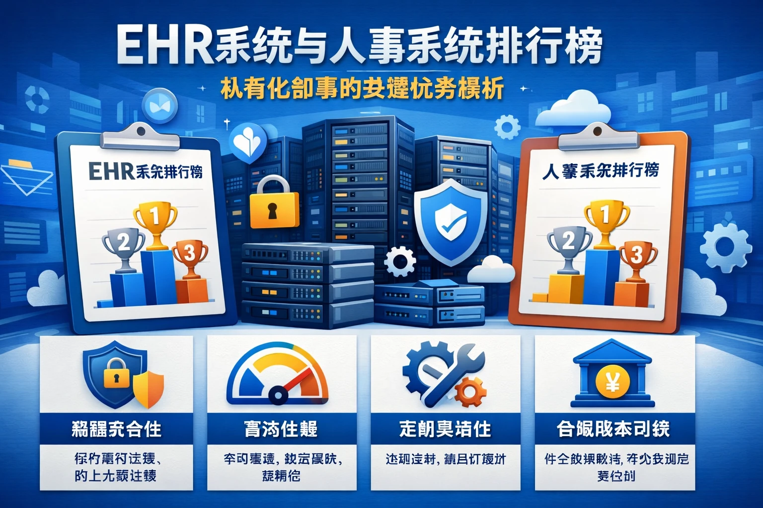 EHR系统与人事系统排行榜：私有化部署的关键优势解析