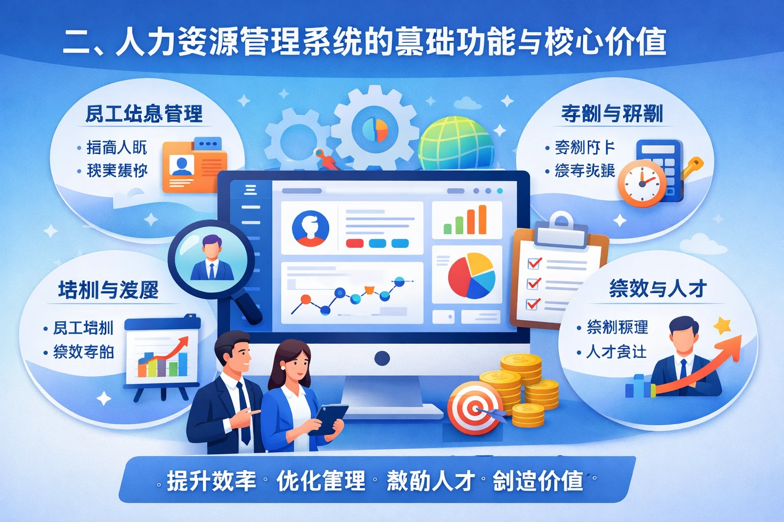 二、人力资源管理系统的基础功能与核心价值